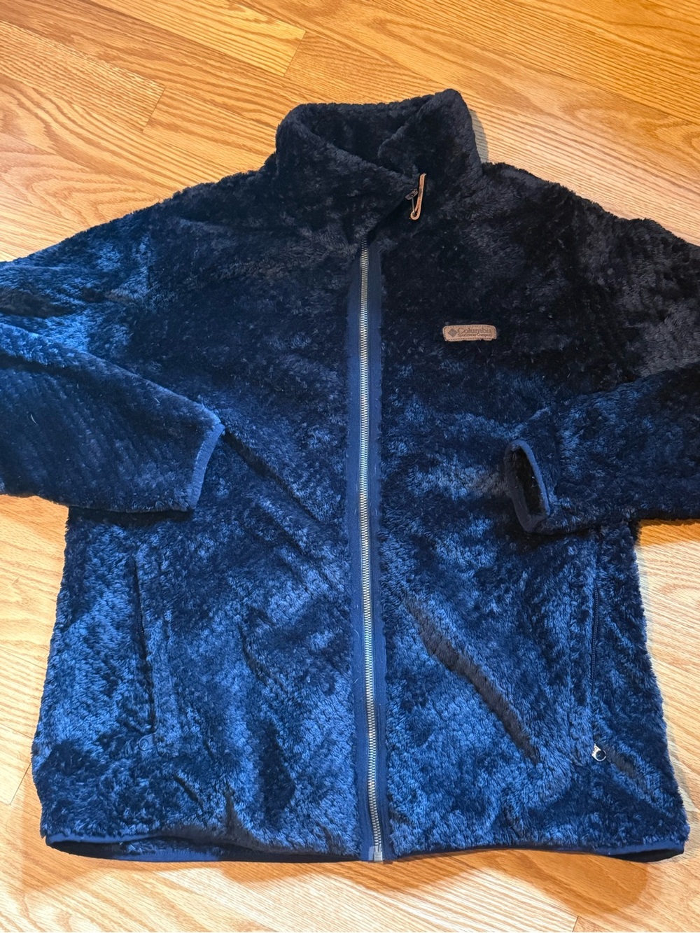Columbia Women's Navy Plush Full-Zip Jacket